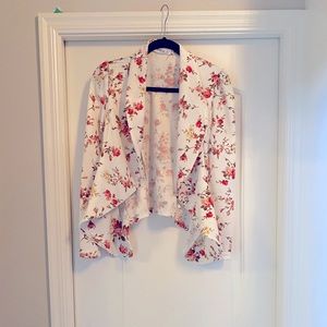 Floral blazer